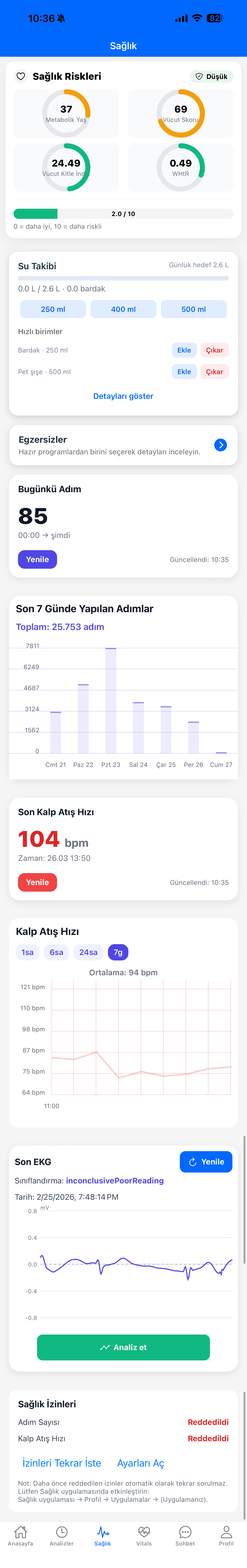 Livewell App Screenshot